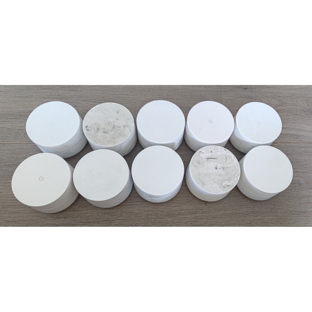 10 Pack Google Wifi Mesh Router System AC1200 Dual-Band – Tested WPower Cables